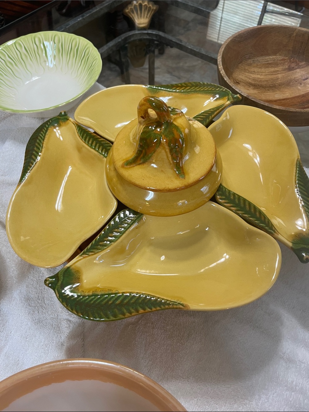 Antique pair, Lazy Susan, in good condition